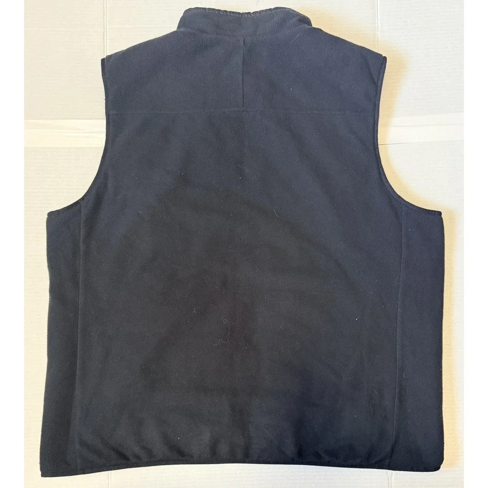 THE NORTH FACE - Men's Vest - Black Reversible Puffer Fleece Insulated - XXL 2XL